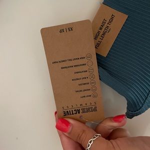 PINK ACTIVE: blue ombré leggings